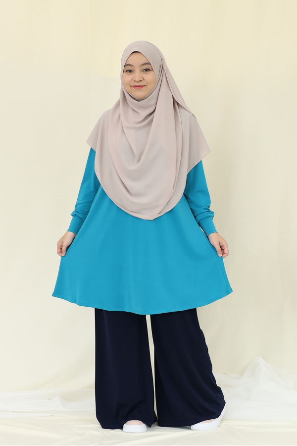 Luna Blouse - Aqua